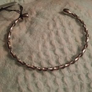 Silver cuff bracelet